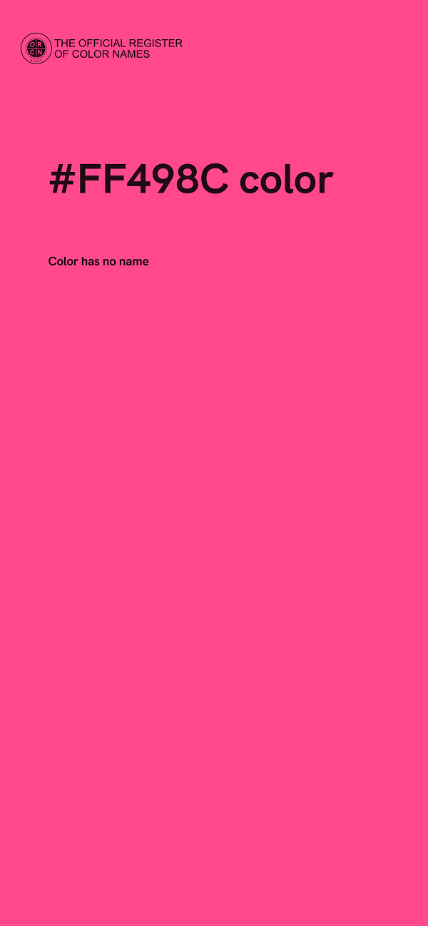 #FF498C color image
