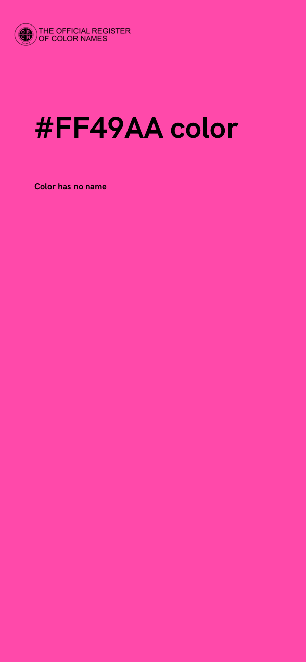 #FF49AA color image