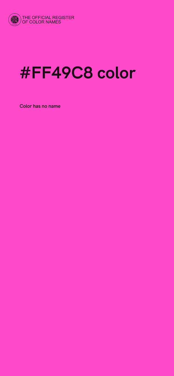 #FF49C8 color image