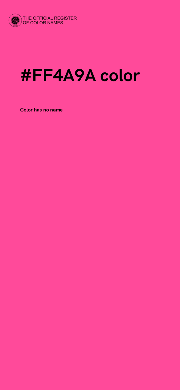 #FF4A9A color image