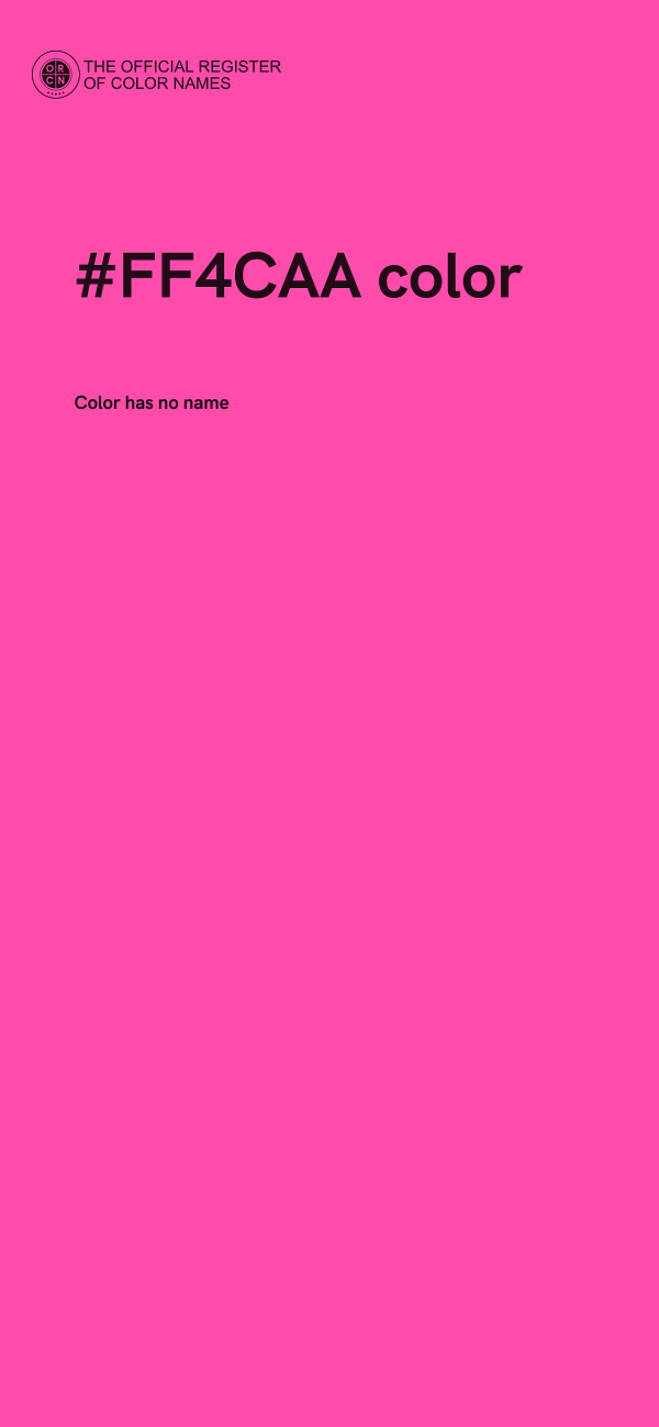 #FF4CAA color image