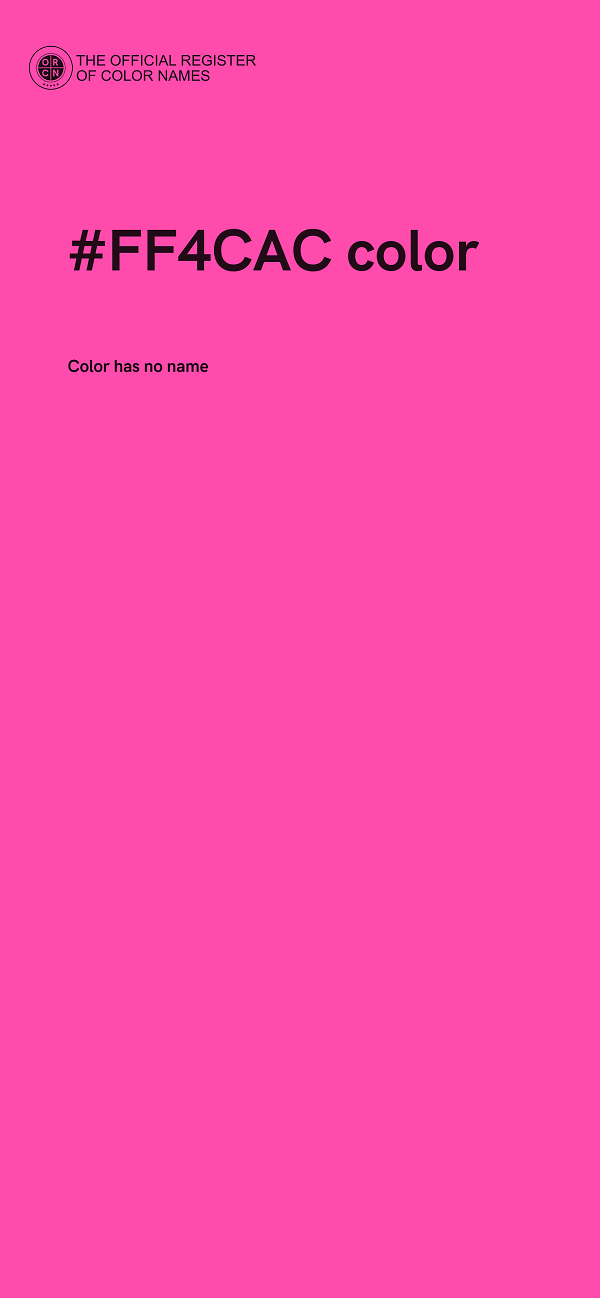 #FF4CAC color image
