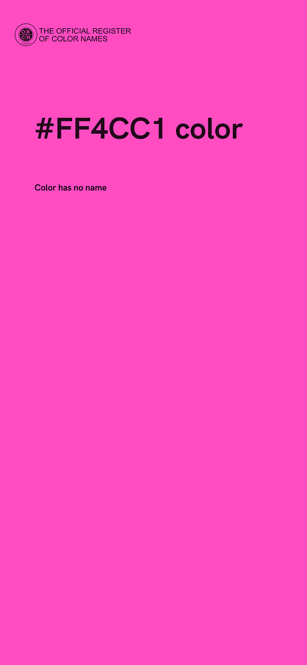 #FF4CC1 color image