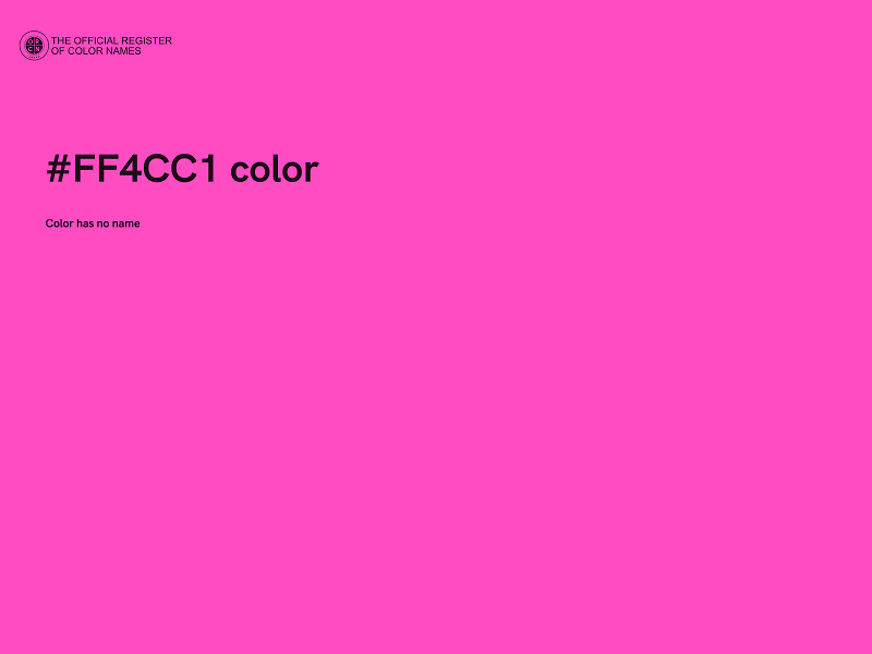 #FF4CC1 color image