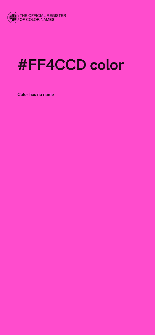 #FF4CCD color image