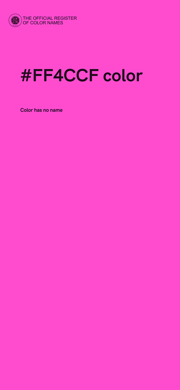 #FF4CCF color image
