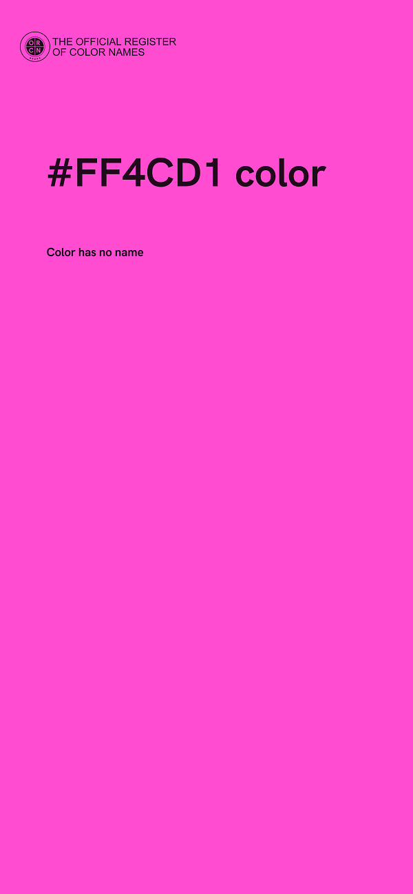 #FF4CD1 color image