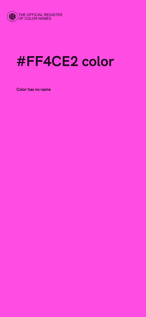 #FF4CE2 color image
