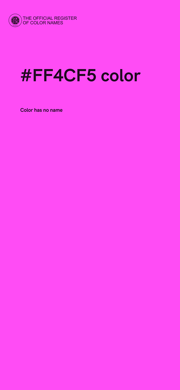 #FF4CF5 color image