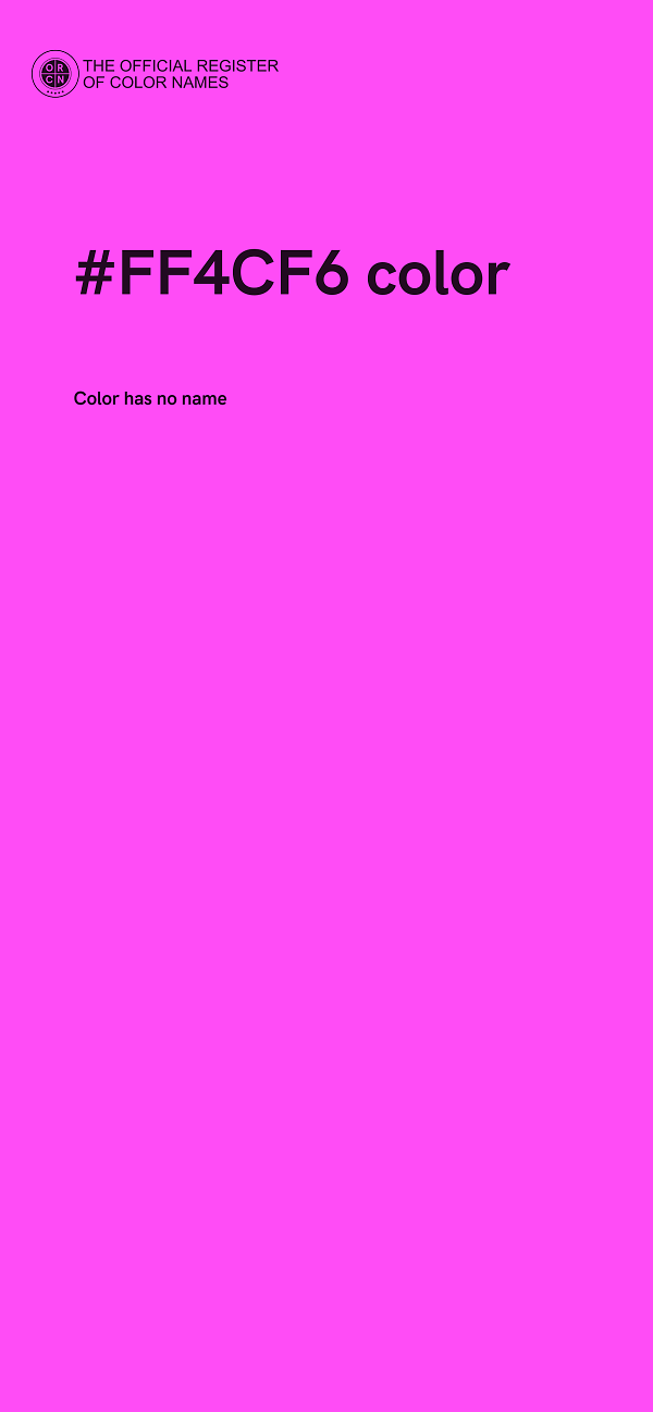 #FF4CF6 color image