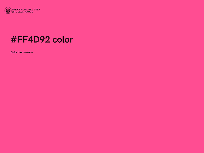#FF4D92 color image