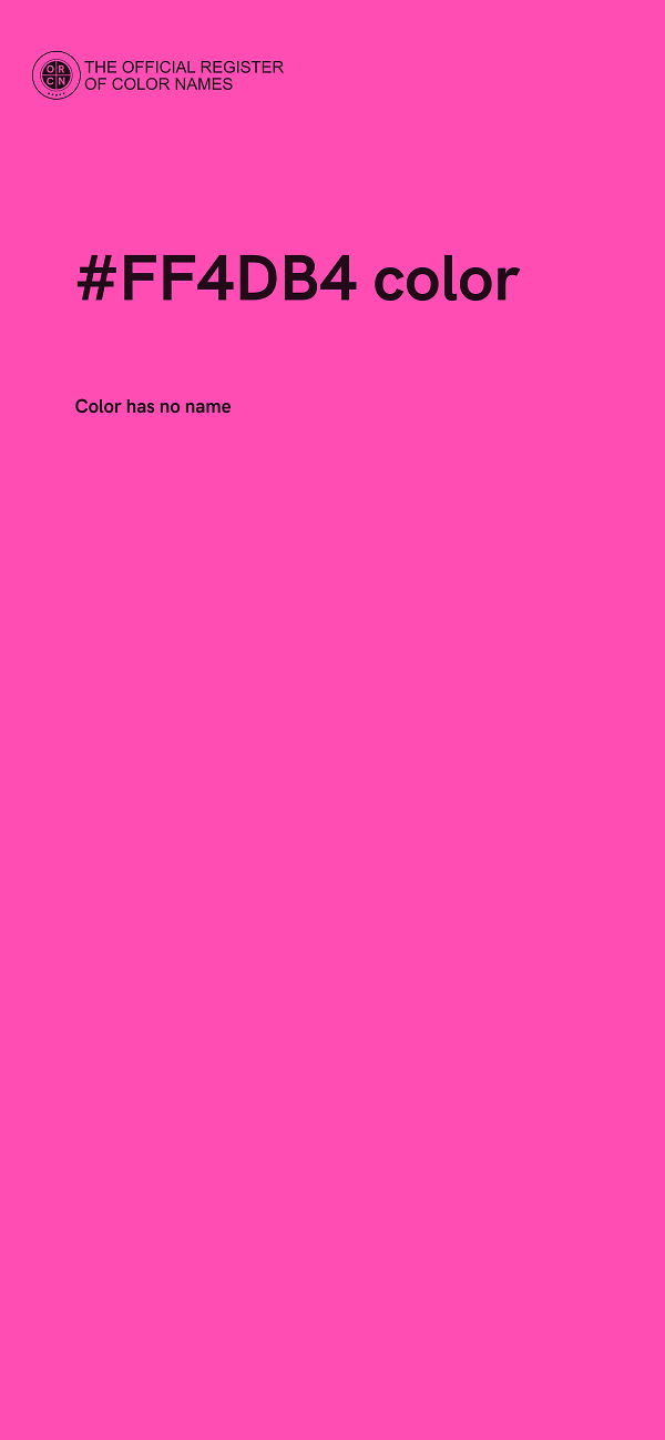 #FF4DB4 color image
