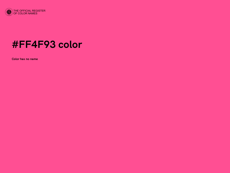 #FF4F93 color image