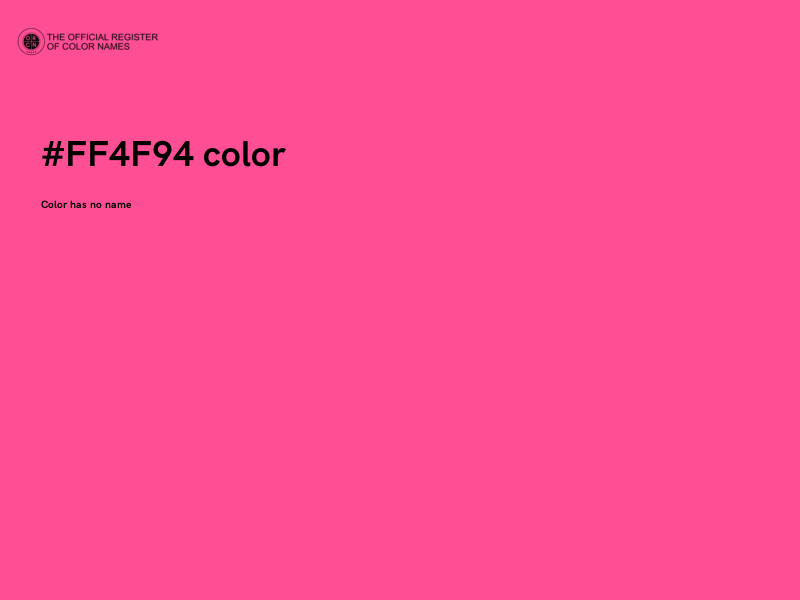 #FF4F94 color image