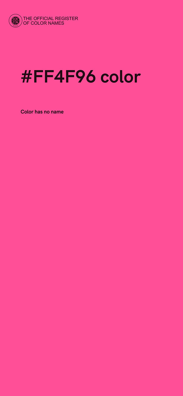 #FF4F96 color image