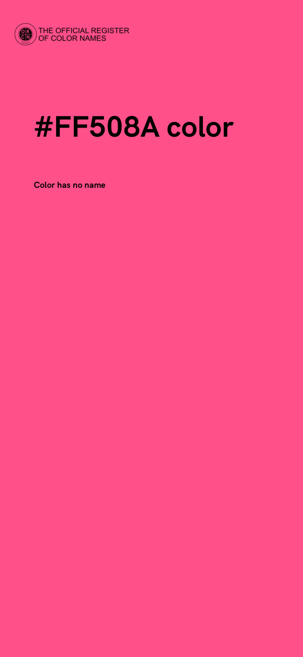 #FF508A color image