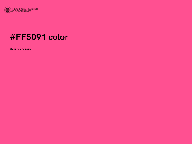 #FF5091 color image