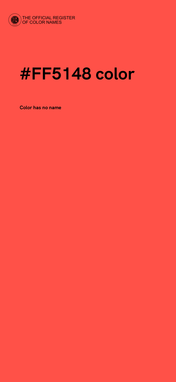 #FF5148 color image