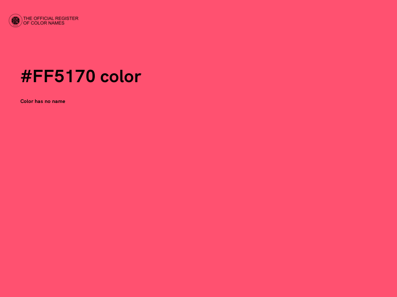 #FF5170 color image