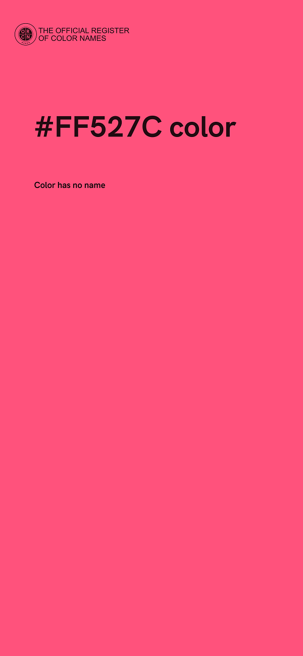 #FF527C color image
