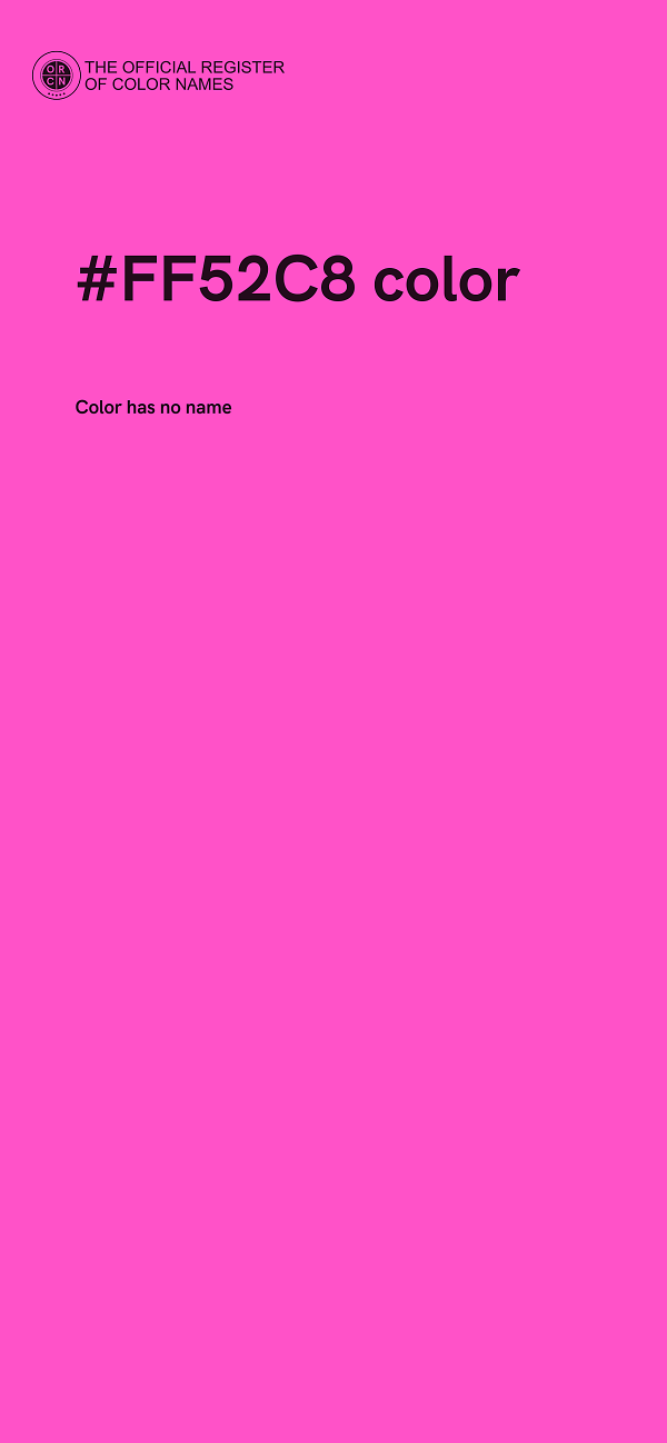 #FF52C8 color image