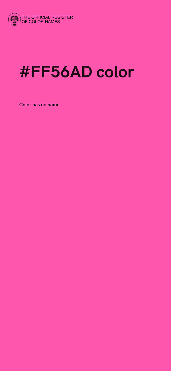 #FF56AD color image