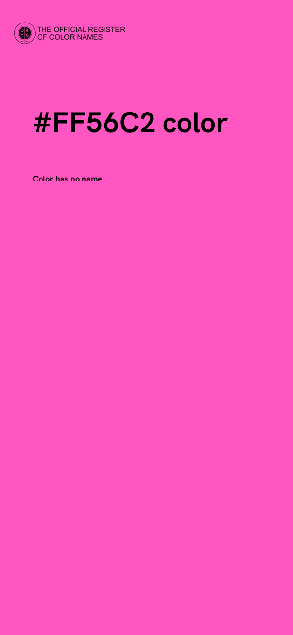 #FF56C2 color image