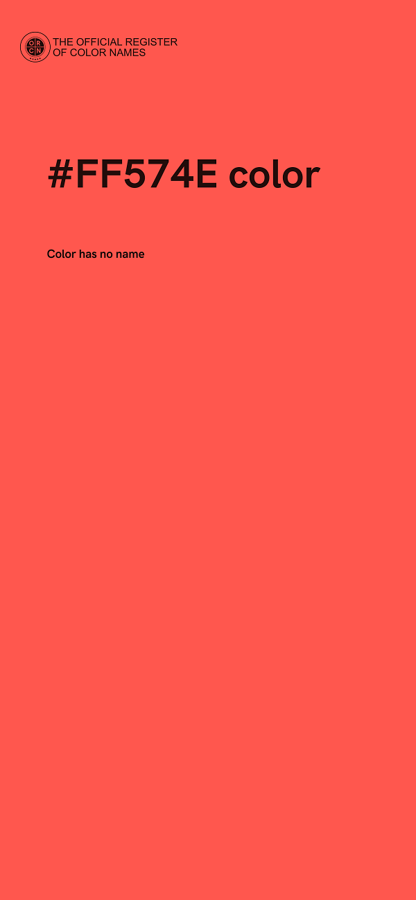 #FF574E color image