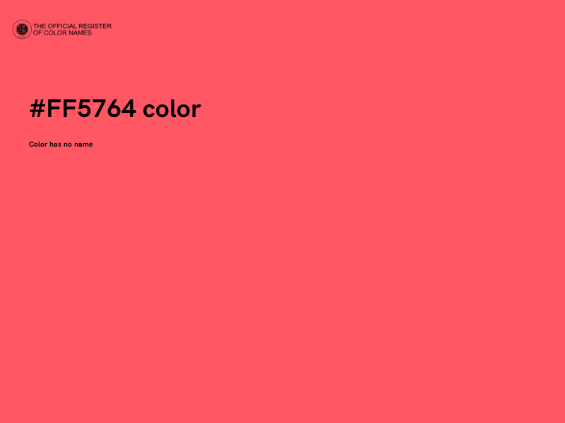 #FF5764 color image