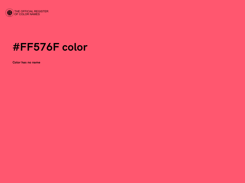 #FF576F color image