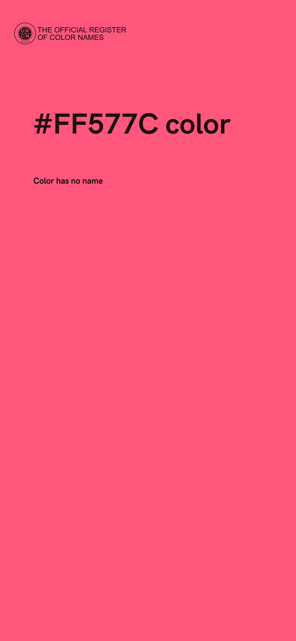 #FF577C color image