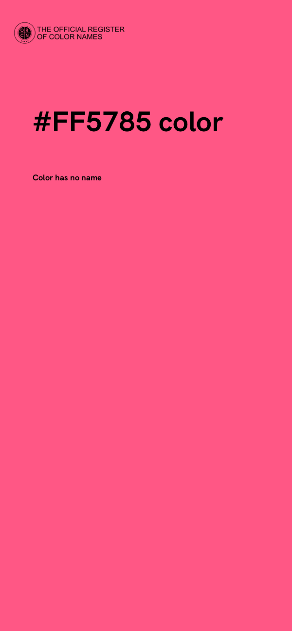 #FF5785 color image
