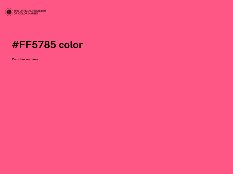 #FF5785 color image