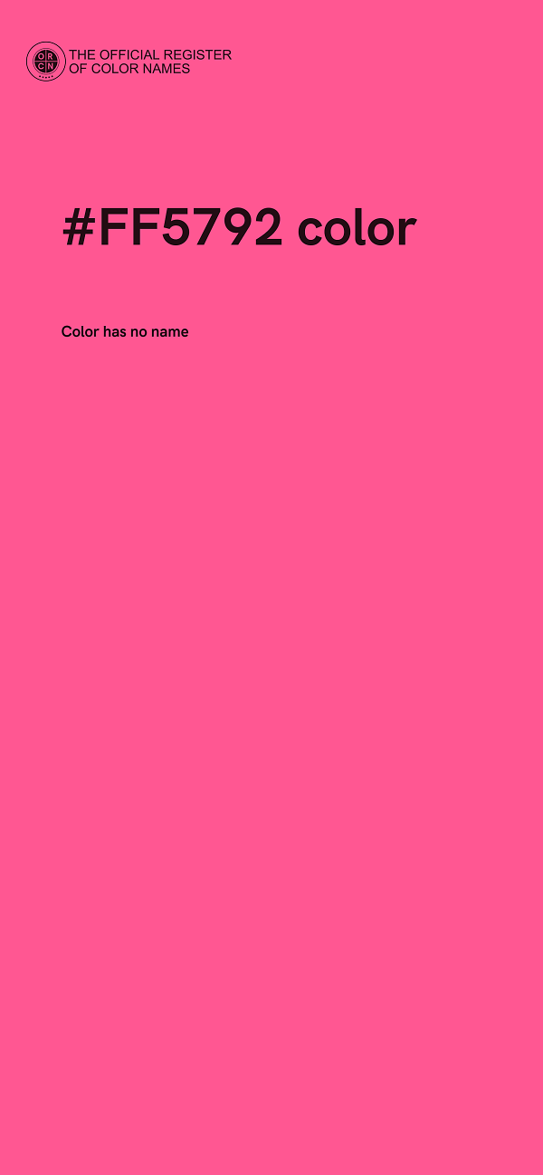 #FF5792 color image