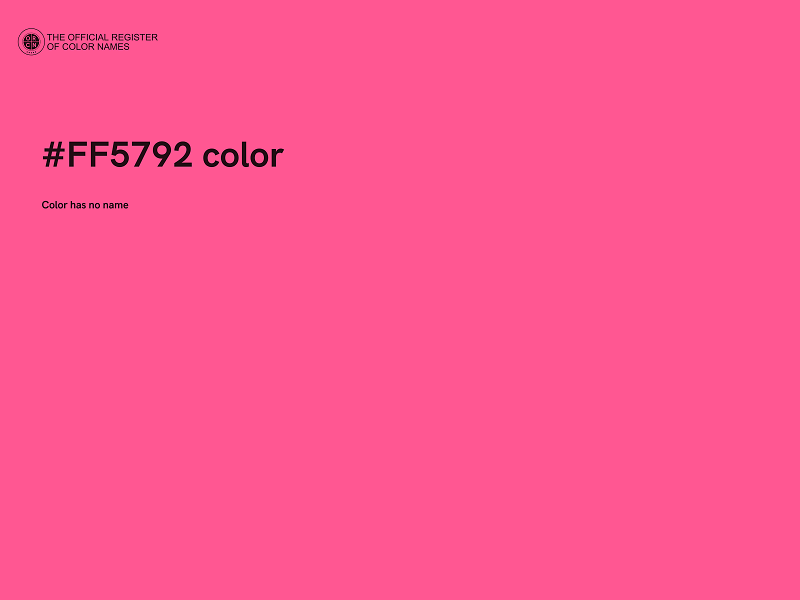 #FF5792 color image