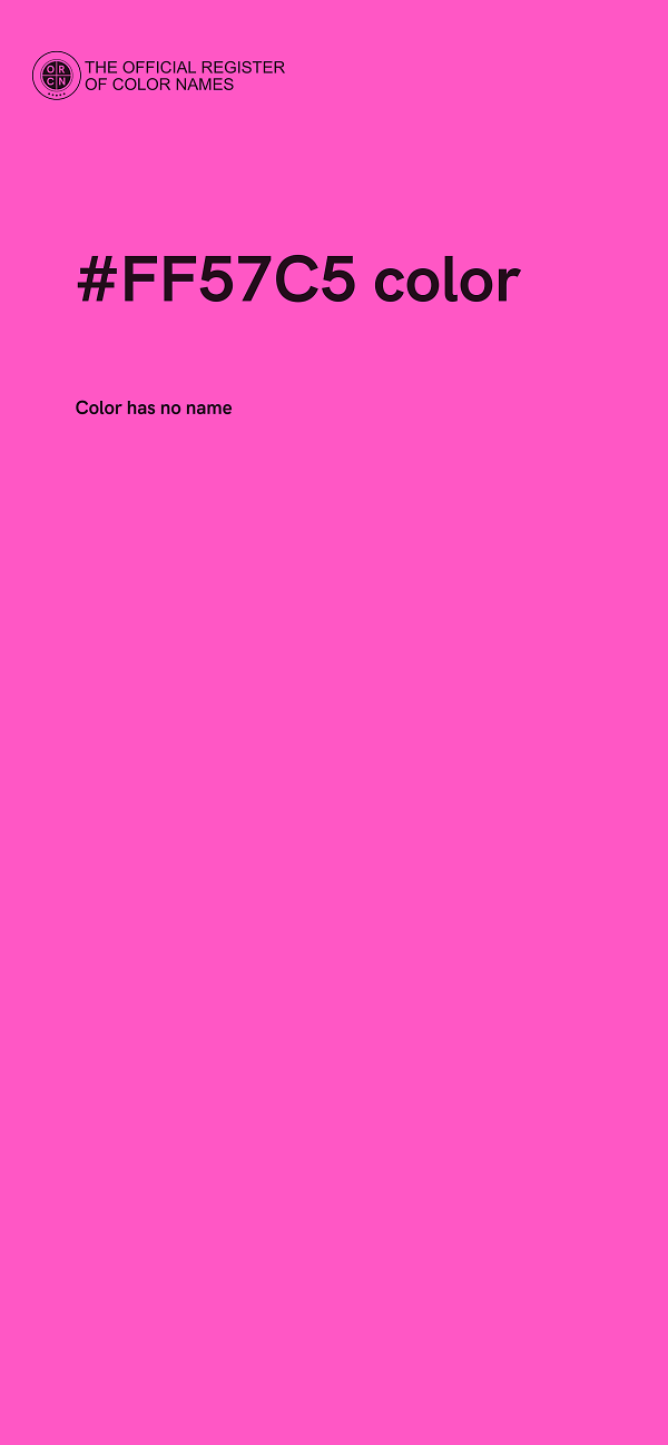 #FF57C5 color image