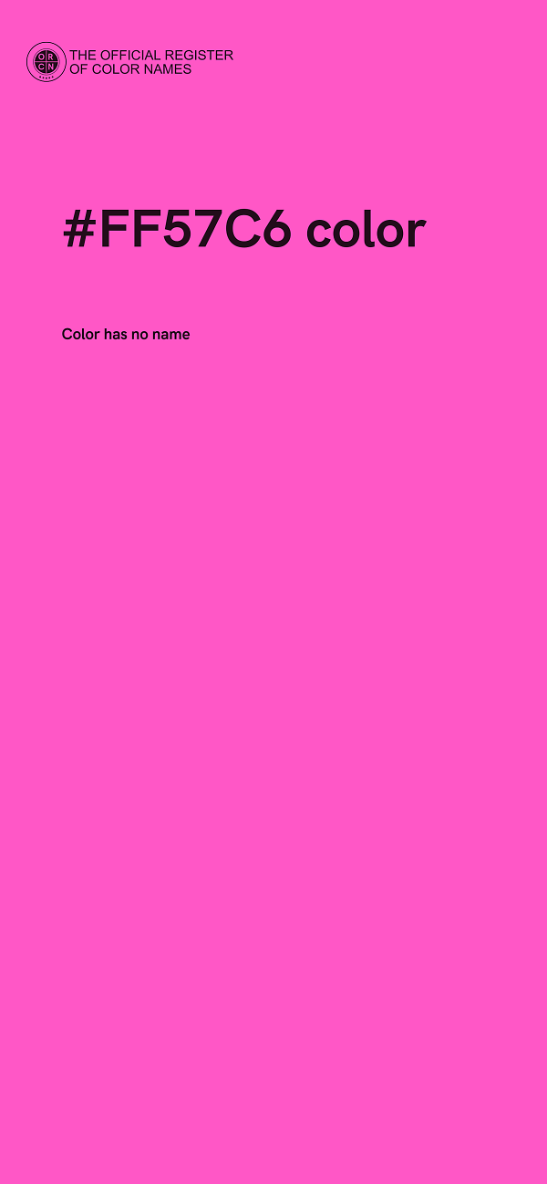 #FF57C6 color image