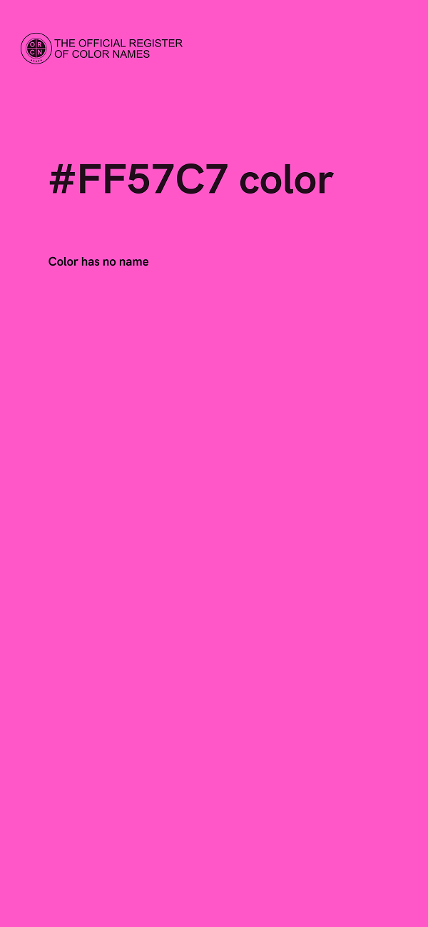 #FF57C7 color image