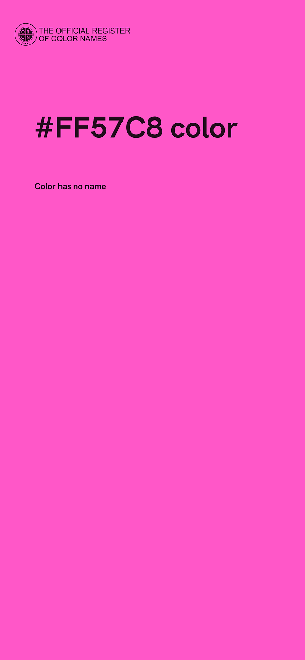 #FF57C8 color image