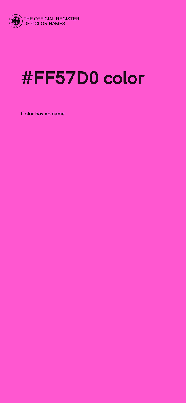 #FF57D0 color image