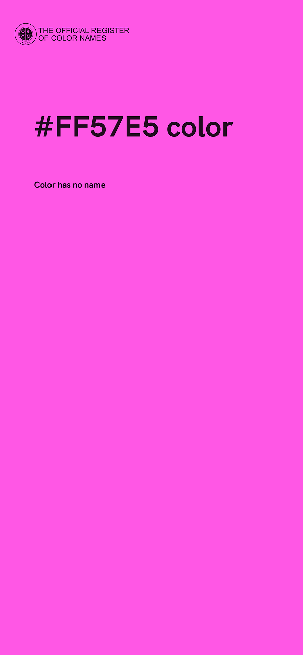#FF57E5 color image