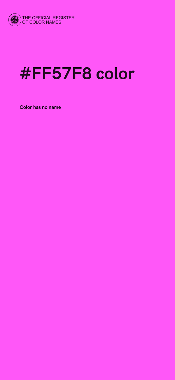 #FF57F8 color image