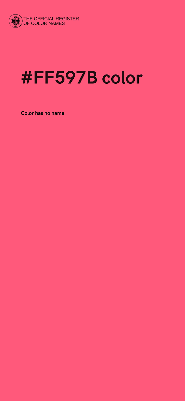 #FF597B color image