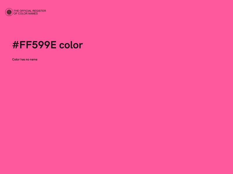 #FF599E color image