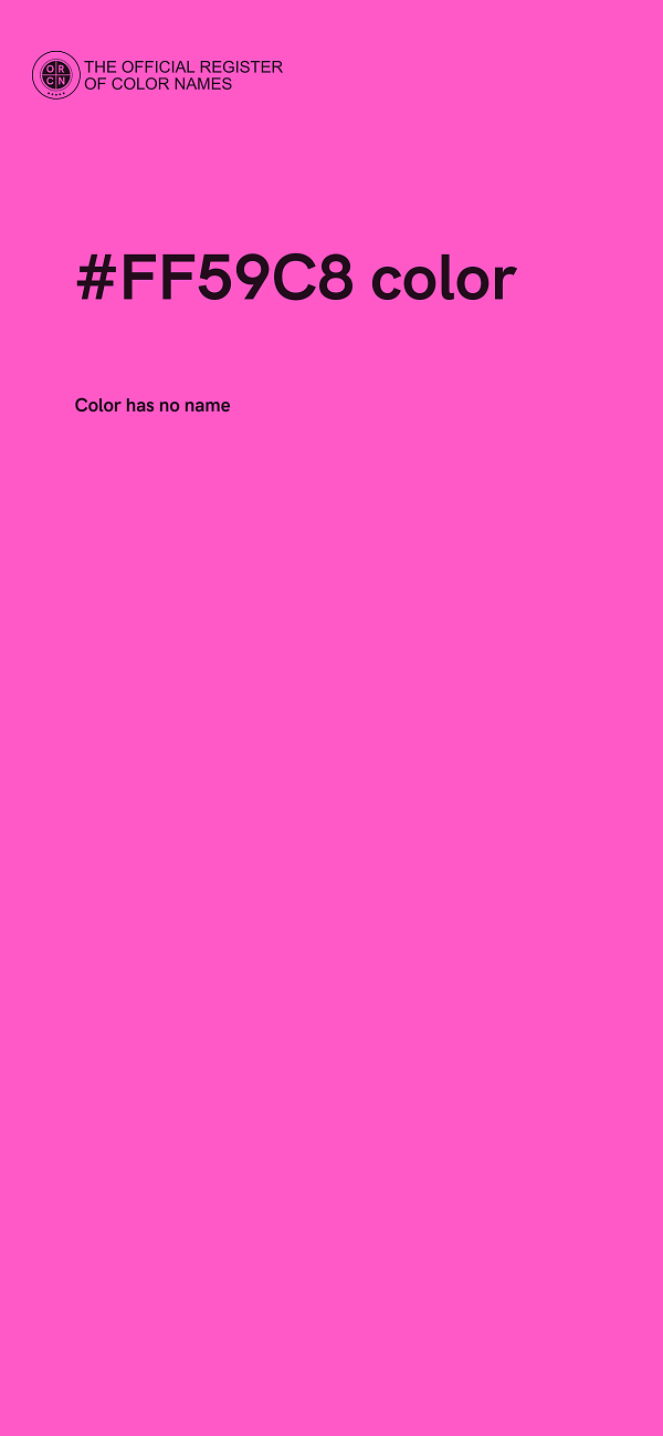 #FF59C8 color image