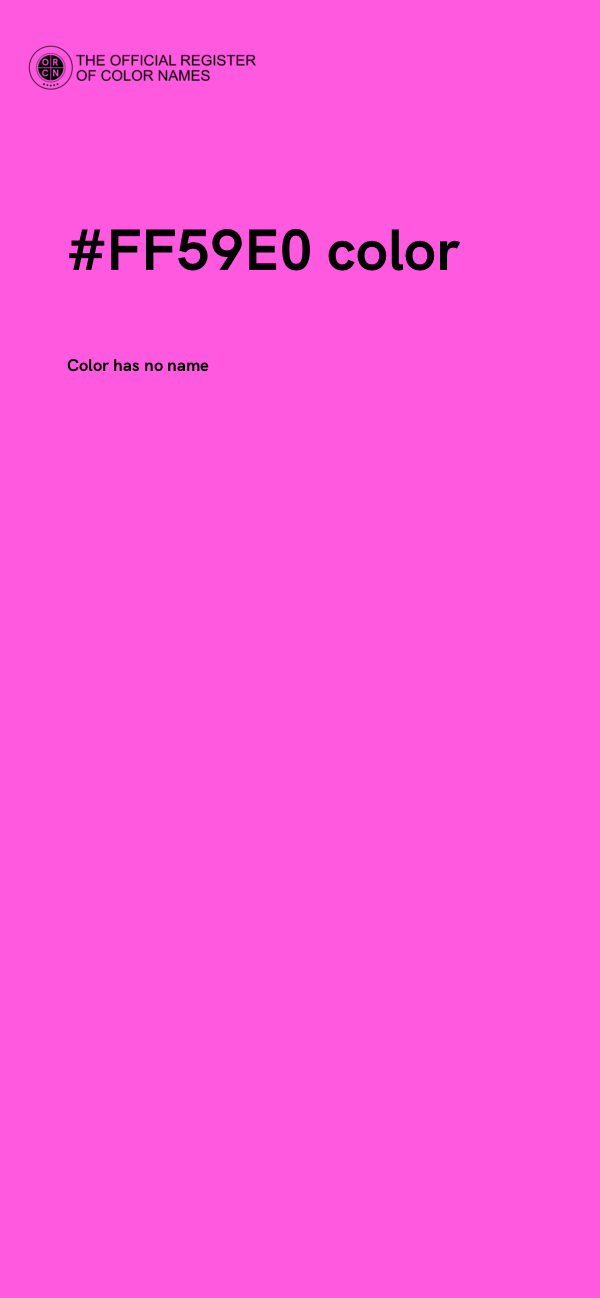 #FF59E0 color image