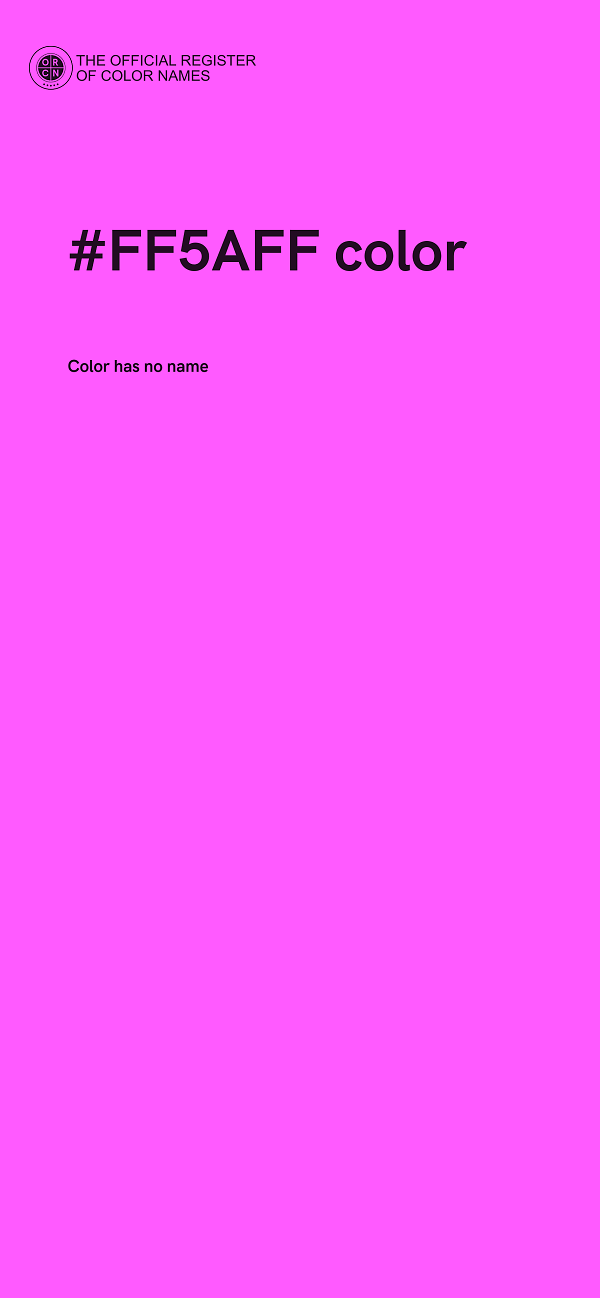 #FF5AFF color image