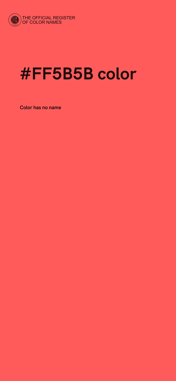 #FF5B5B color image