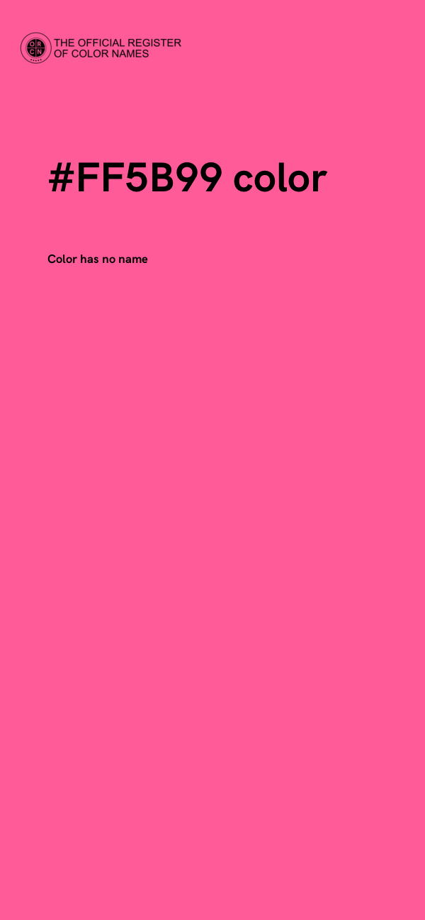 #FF5B99 color image