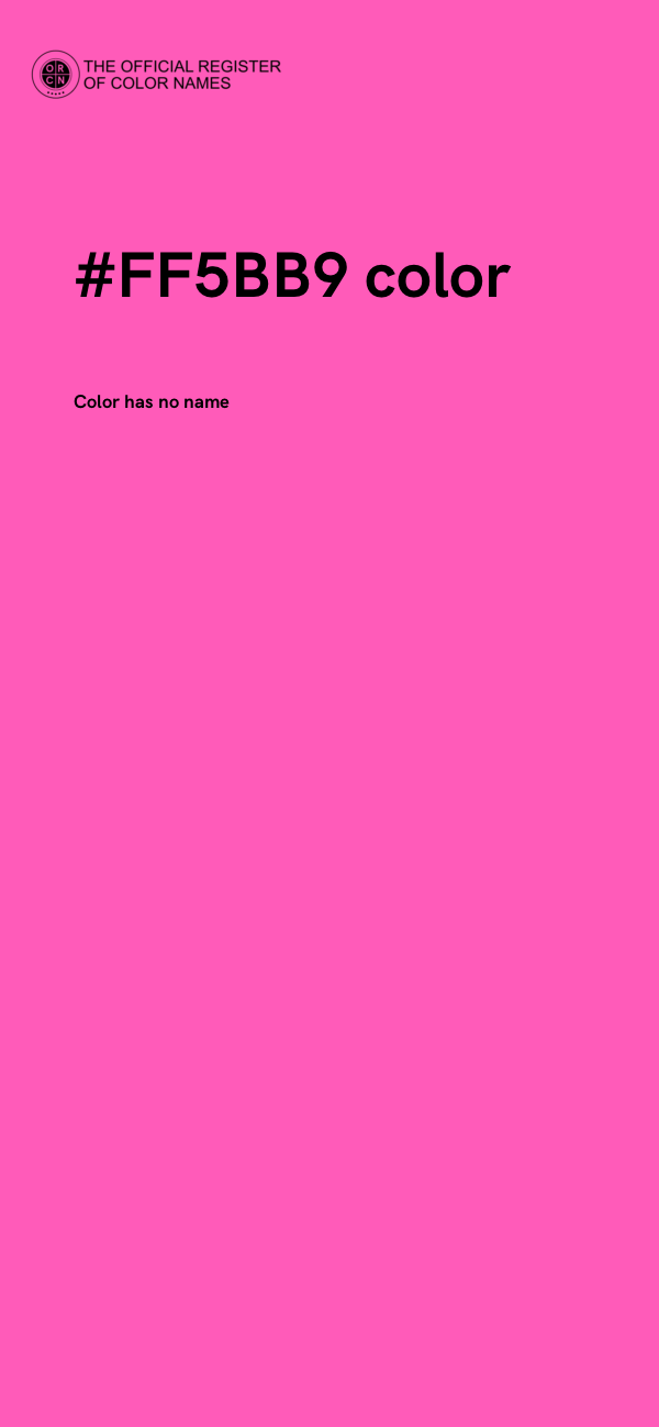 #FF5BB9 color image
